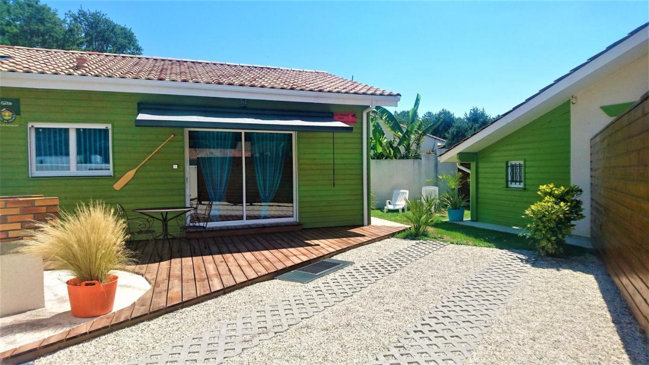 GÎTE LE PADDLE 2 pers 15 min océan 35 min Bordeaux jardin parking wifi Brach Extérieur photo